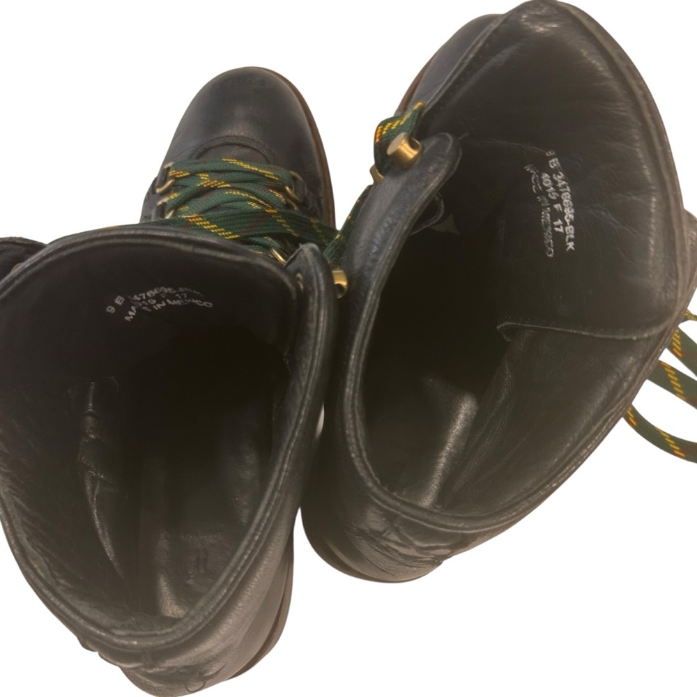Frye Alta Hiker Womens Ankle Leather Boots‎ SZ 9M black Combat Western steampunk - Picture 6 of 16